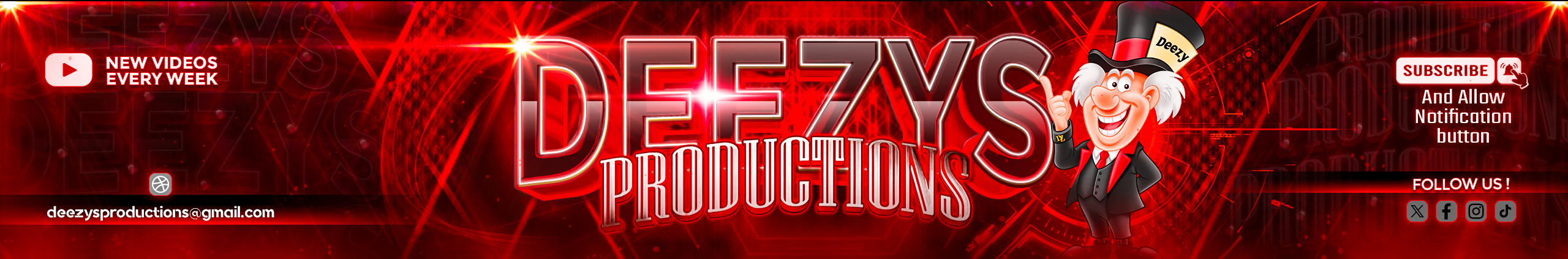 Deezy's Productions Banner